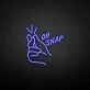 'Oh snap' neon sign