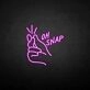 'Oh snap' neon sign