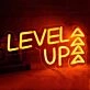 Level Up LED Night Light for Game Room