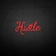 'Hustle 3' neon sign