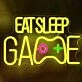 Eat Sleep Game Game Neon Sign
