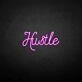 'Hustle 3' neon sign
