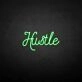 'Hustle 3' neon sign