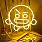 Crazy Round Monster Game Neon Sign