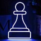 Pawn Chess Piece LED Light