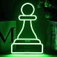 Pawn Chess Piece LED Light