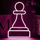 Pawn Chess Piece LED Light