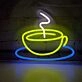 Aromatic Coffee Cup Neon Sign