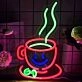 Cute Coffee Cup Neon Sign