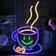 Cute Coffee Cup Neon Sign