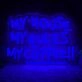 My House, My Rules, My Coffee! Neon Sign