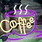 Customize Fragrant Coffee Cup Neon Sign