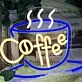 Customize Fragrant Coffee Cup Neon Sign