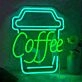 Customize Portable Coffee Cup Neon Sign