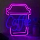 Customize Portable Coffee Cup Neon Sign