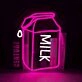 Customize Coffee Milk Neon Sign