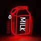 Customize Coffee Milk Neon Sign