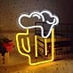 Celebratory Bubble Beer Bar Neon Sign
