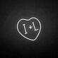I+I' neon sign