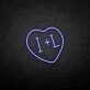 I+I' neon sign