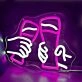 Large Beer Mug Toasting Bar Neon Sign
