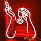 Elegant Drinking Bar Neon Sign