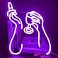 Elegant Drinking Bar Neon Sign