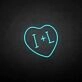 I+I' neon sign
