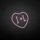 I+I' neon sign