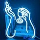 Elegant Drinking Bar Neon Sign