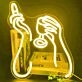 Elegant Drinking Bar Neon Sign