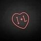 I+I' neon sign