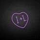 I+I' neon sign