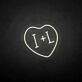 I+I' neon sign