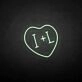 I+I' neon sign