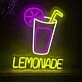 LEMONADE Juice Bar Neon Sign