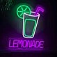 LEMONADE Juice Bar Neon Sign