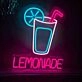 LEMONADE Juice Bar Neon Sign