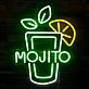 Tasty Bright Lemon Mojito Neon Sign