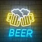 Customize Beer Toasting Celebration Neon Sign