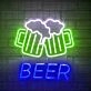 Customize Beer Toasting Celebration Neon Sign