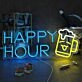 Customize Happy Hour Beer Time Neon Sign