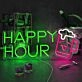 Customize Happy Hour Beer Time Neon Sign