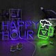 Customize Happy Hour Beer Time Neon Sign