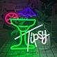 Customize Tipsy Cocktail Time Neon Sign