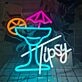 Customize Tipsy Cocktail Time Neon Sign
