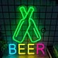 Customize Joyful Drinking with Bottle Neon Sign