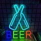 Customize Joyful Drinking with Bottle Neon Sign