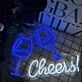 Customize Elegant Toasting Neon Sign