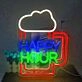 Customize Happy Hour Beer Celebration Time Neon Sign